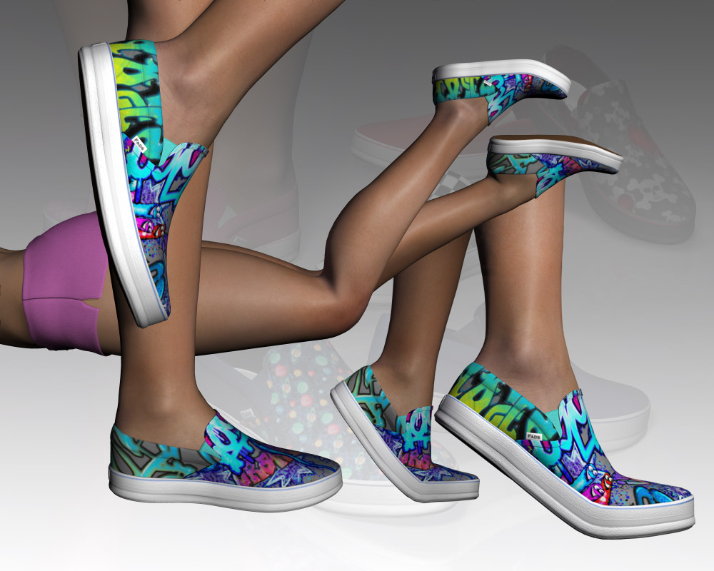 Fads Slip On Sneakers by N/A
