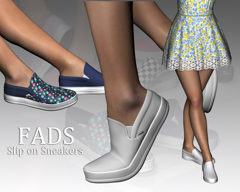 Fads Slip On Sneakers by N/A