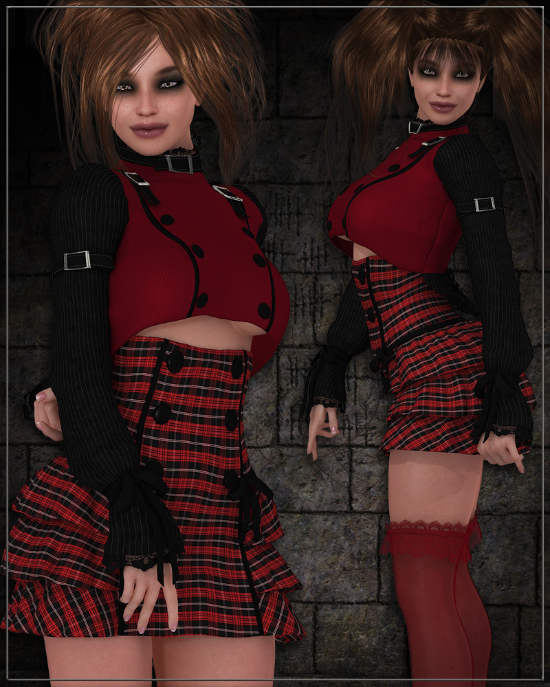 DELIRIUM for Lolita Rose Gothic Steampunk Clothing by N/A
