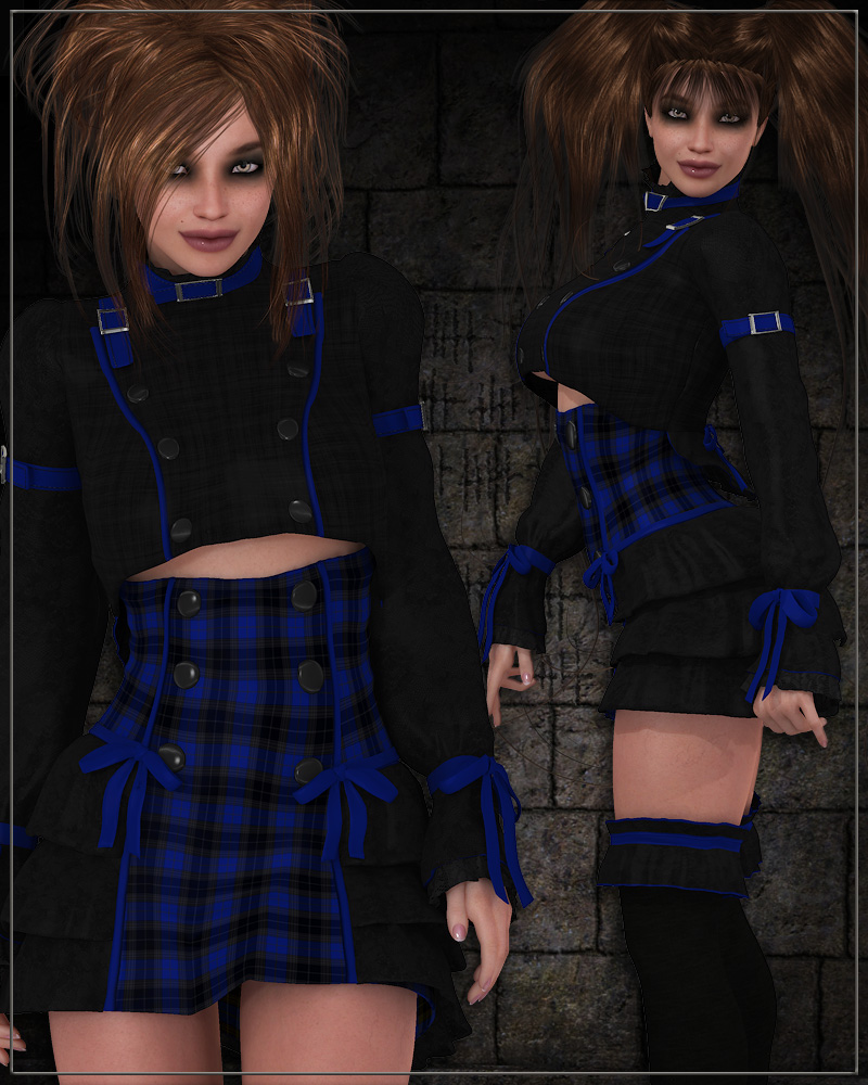 DELIRIUM for Lolita Rose Gothic Steampunk Clothing by N/A