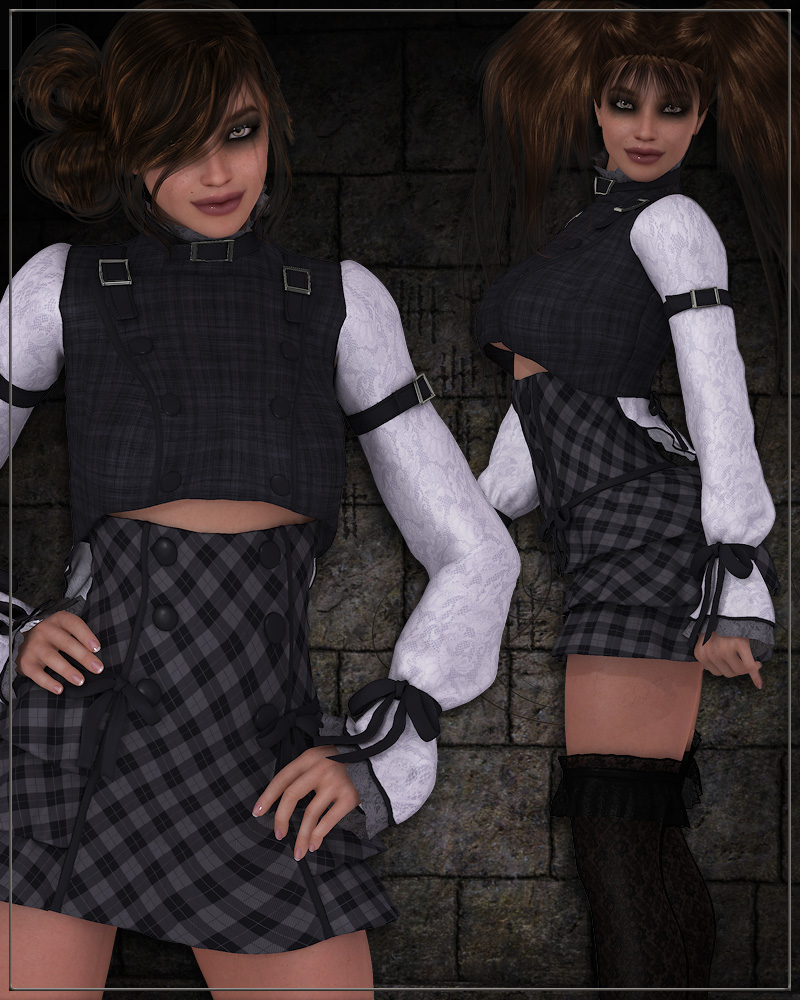 DELIRIUM for Lolita Rose Gothic Steampunk Clothing by N/A