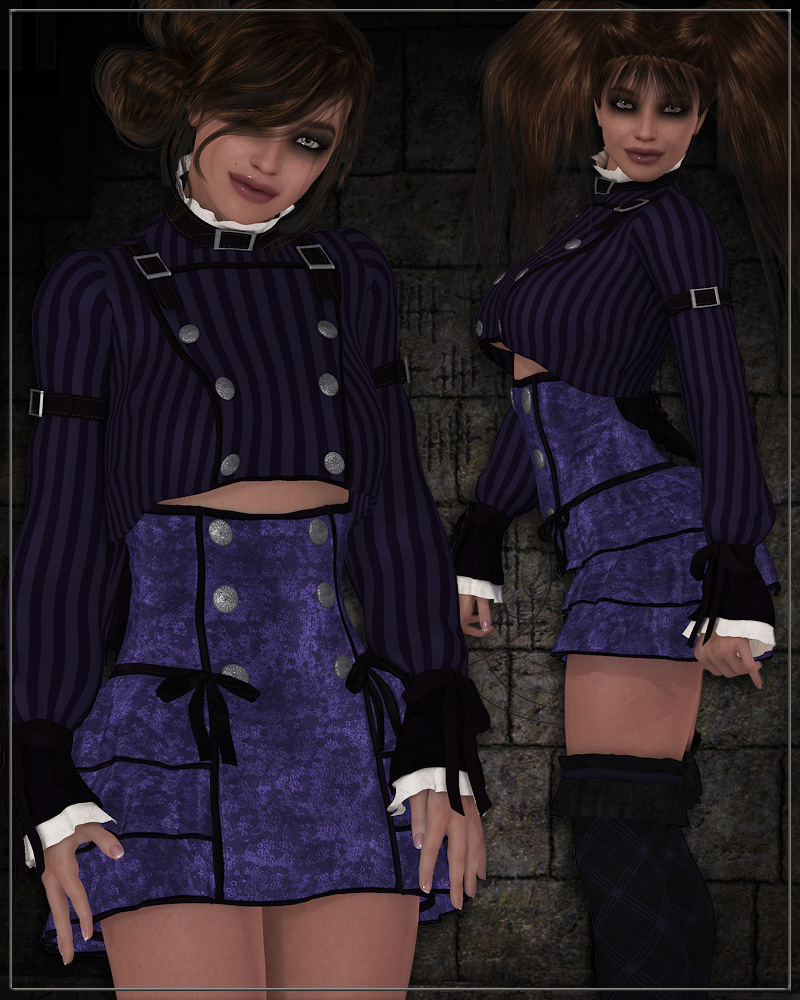 DELIRIUM for Lolita Rose Gothic Steampunk Clothing by N/A
