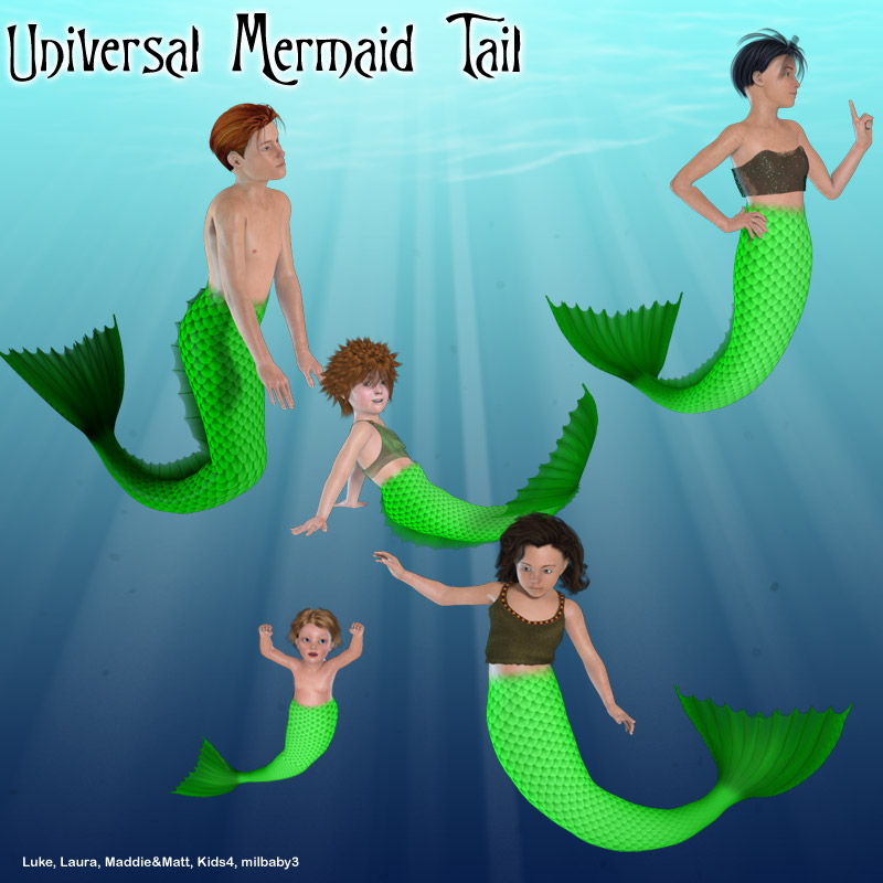 Universal Mermaid Tail by N/A