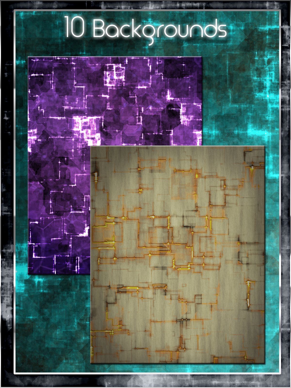 Cyber Punk Techno Backgrounds by N/A