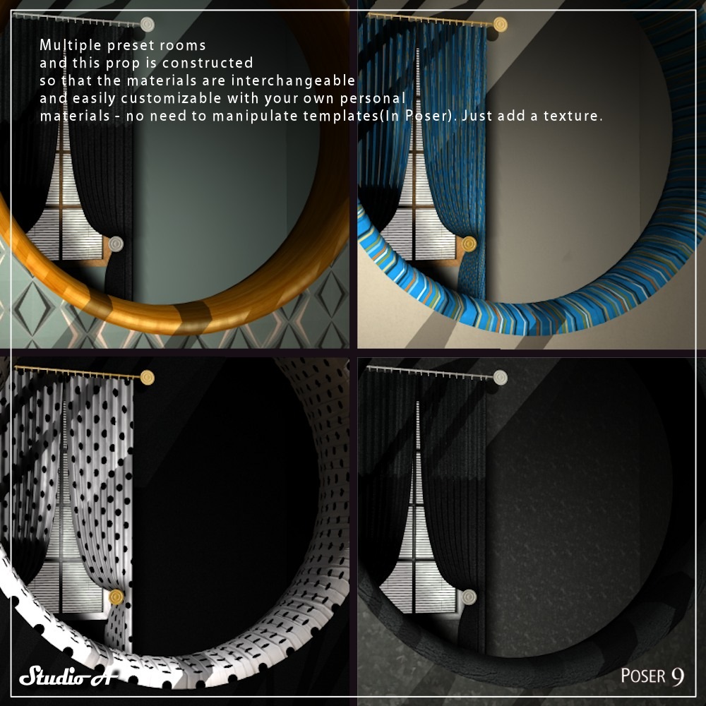 Studio A Prop and Poses for V4 & V6 by N/A