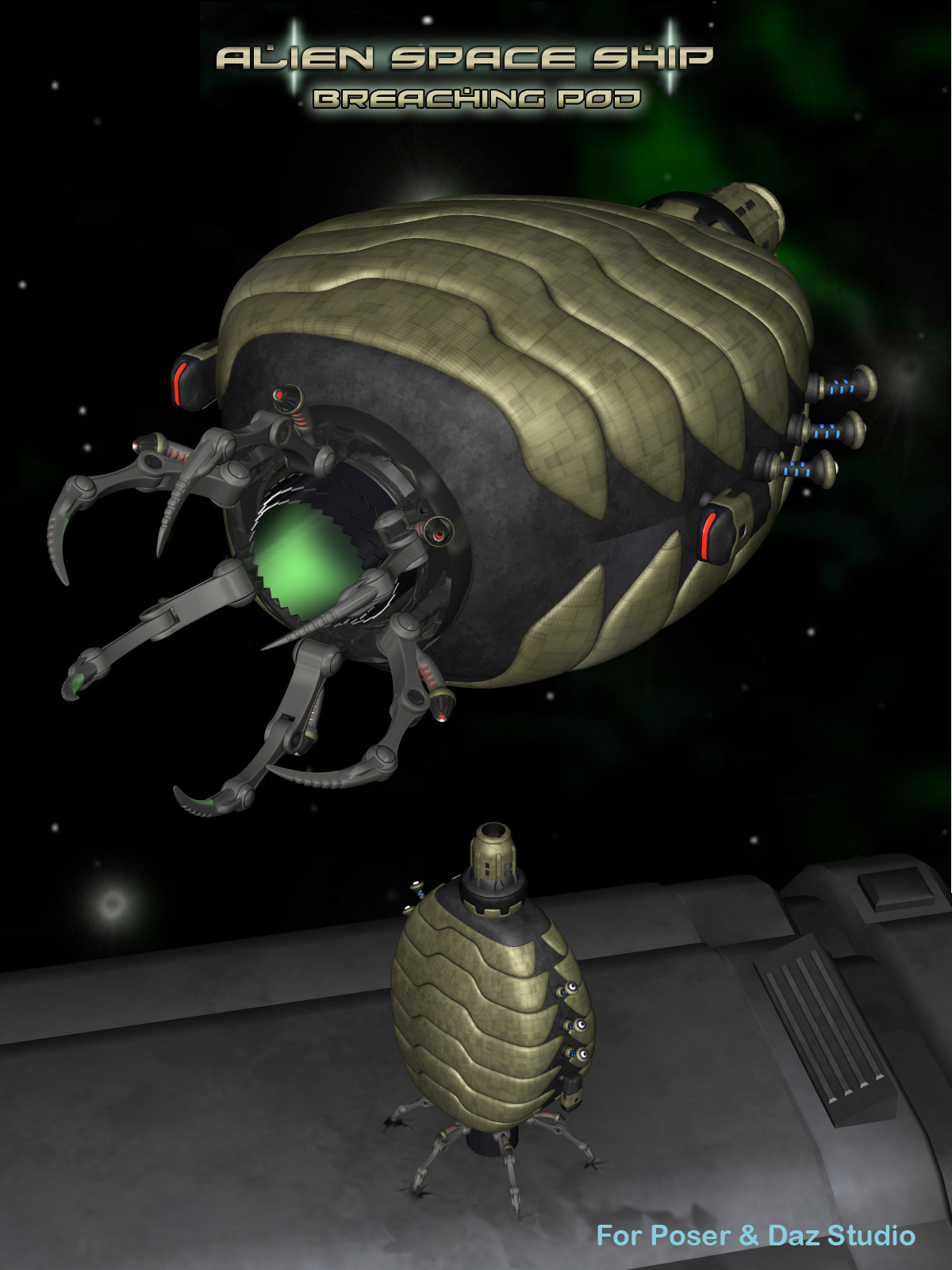 Alien Breaching Pod by N/A