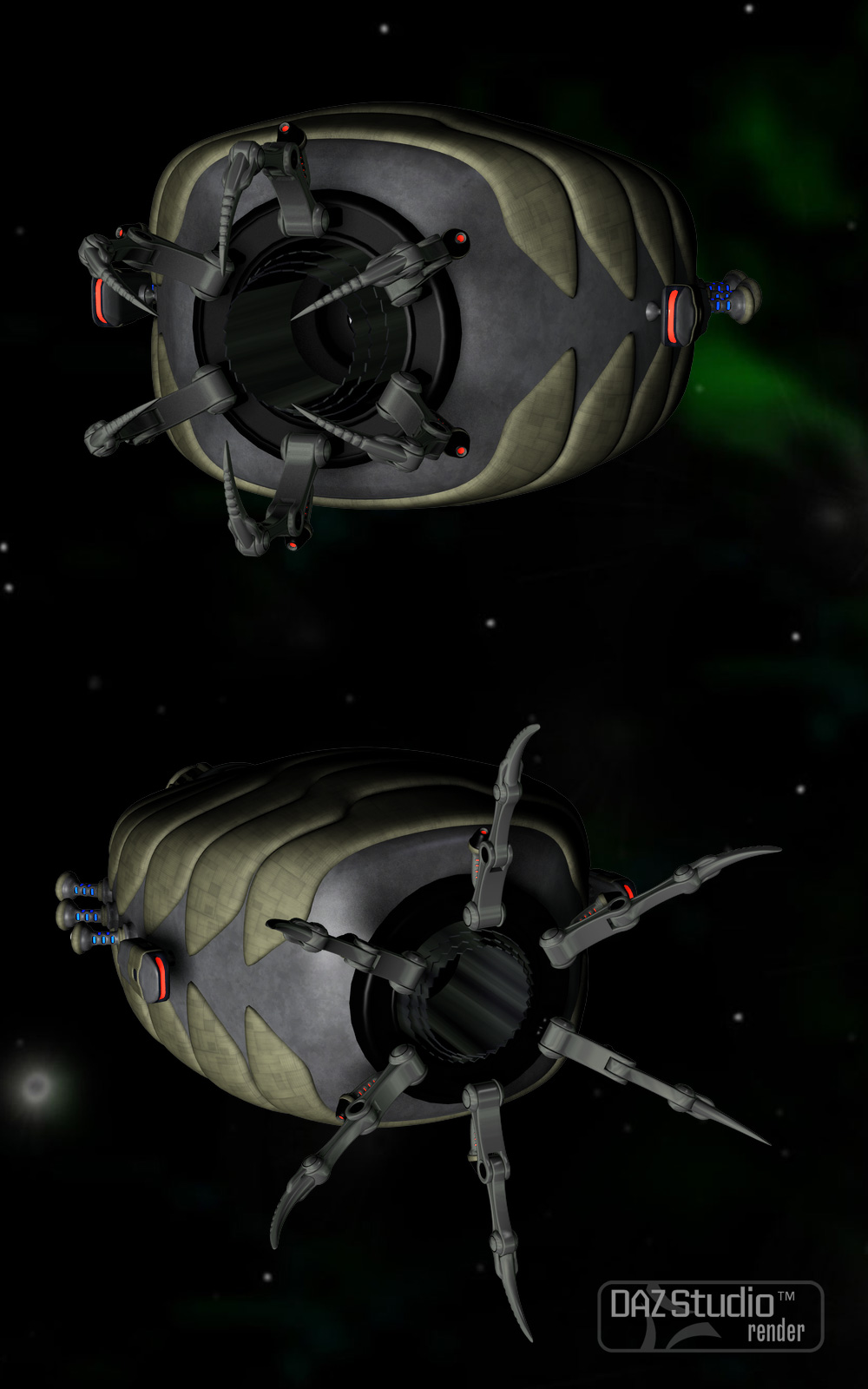 Alien Breaching Pod by N/A