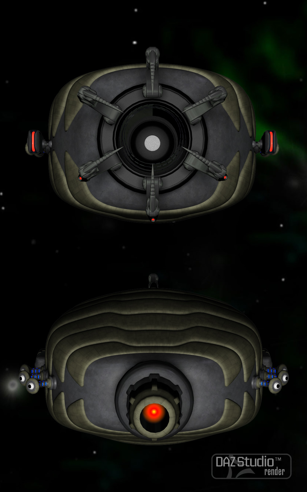 Alien Breaching Pod by N/A
