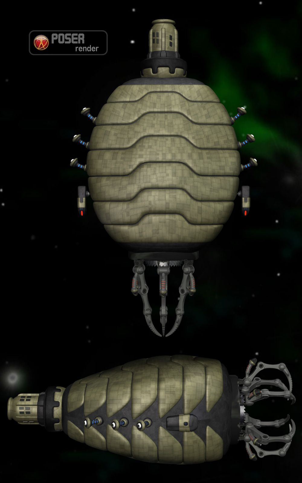 Alien Breaching Pod by N/A