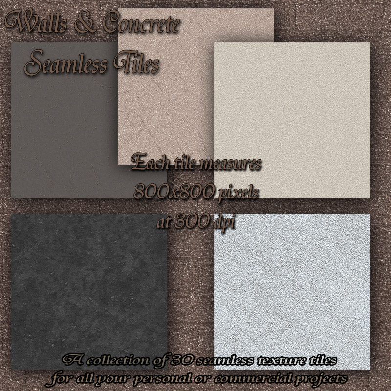 Walls & Concrete - Texture Tiles by N/A