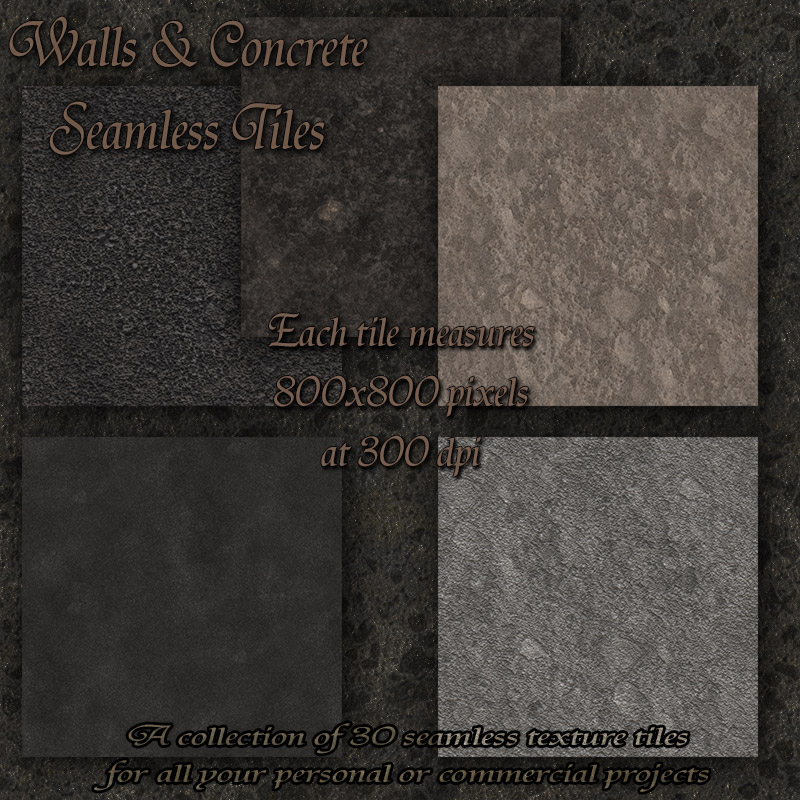 Walls & Concrete - Texture Tiles by N/A