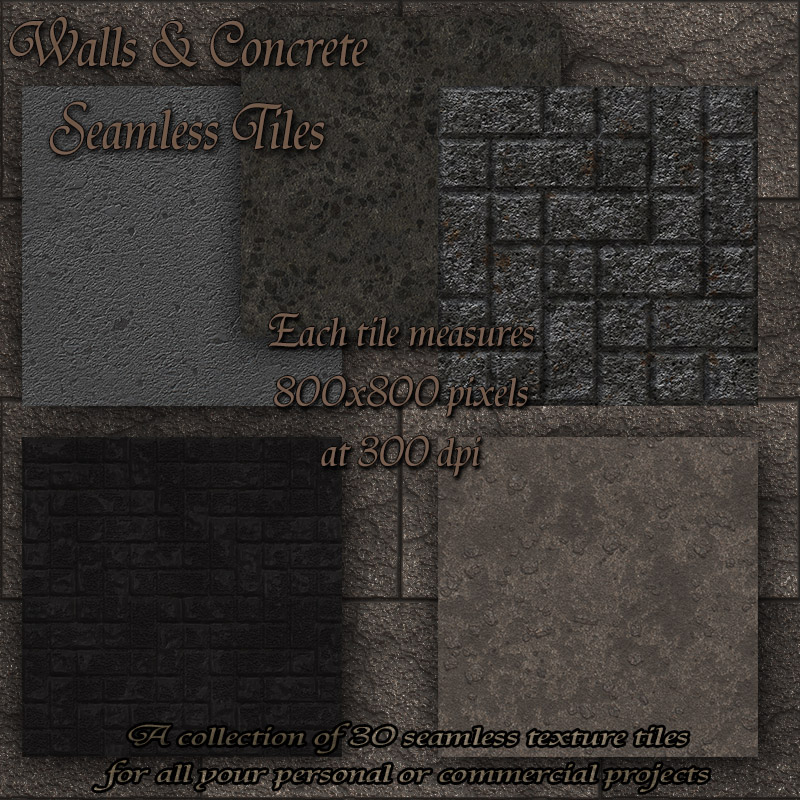 Walls & Concrete - Texture Tiles by N/A