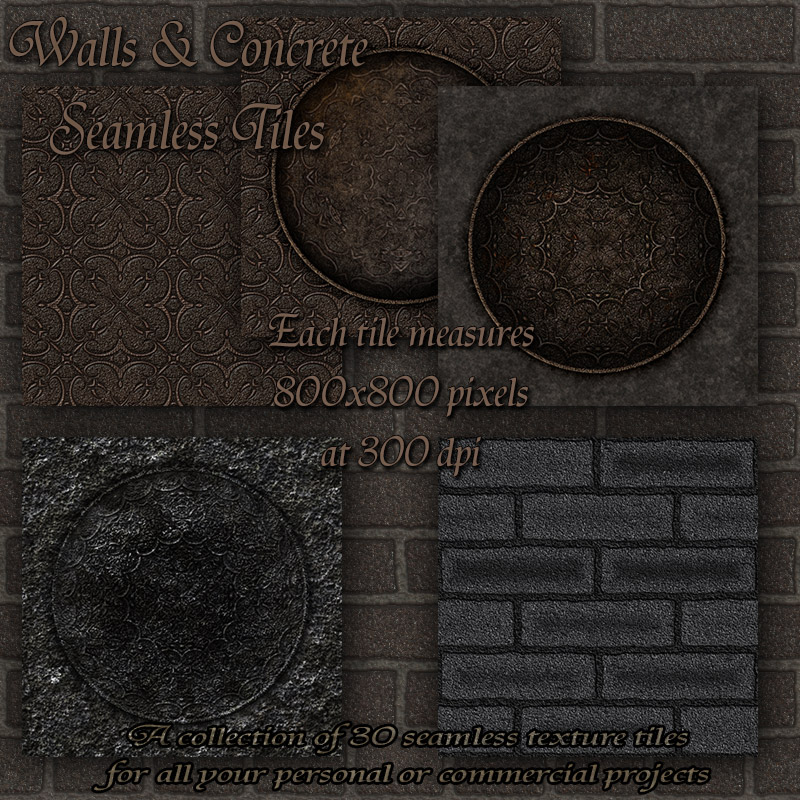 Walls & Concrete - Texture Tiles by N/A