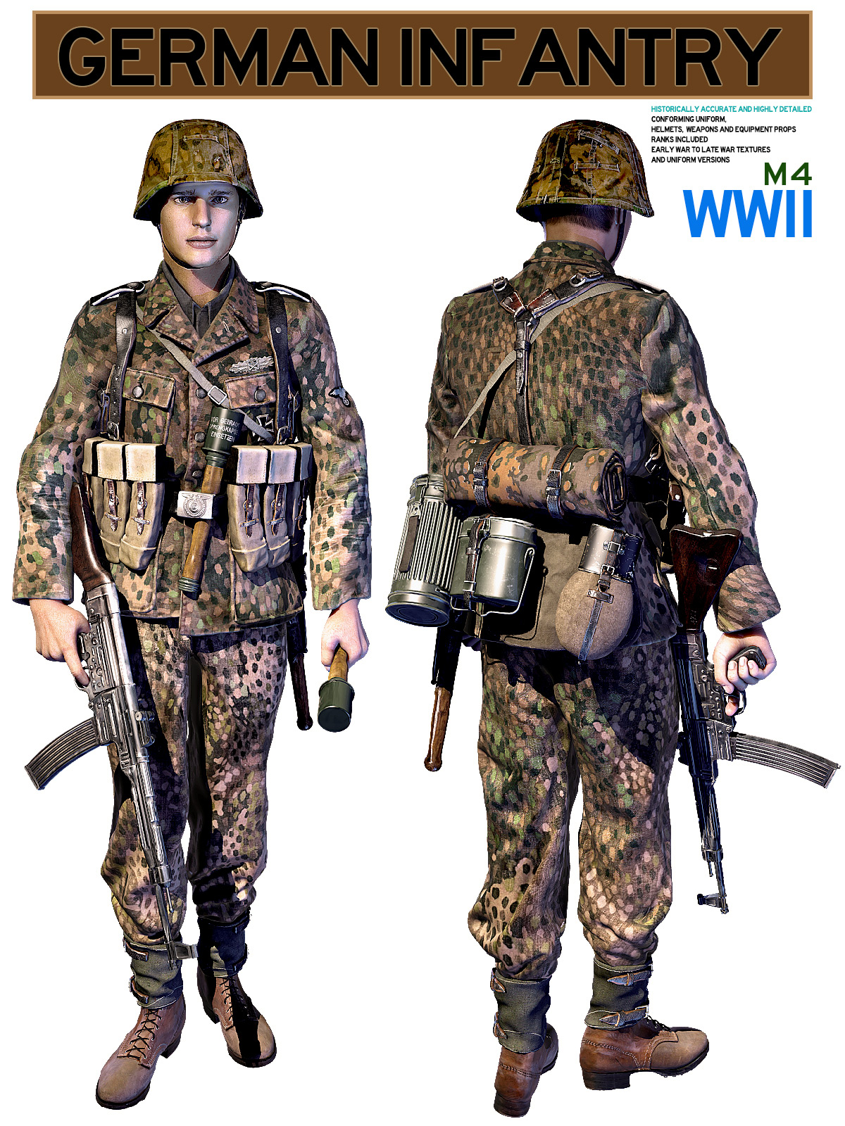 German Infantry WWII by N/A