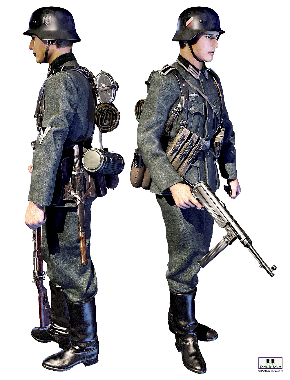 German Infantry WWII by N/A