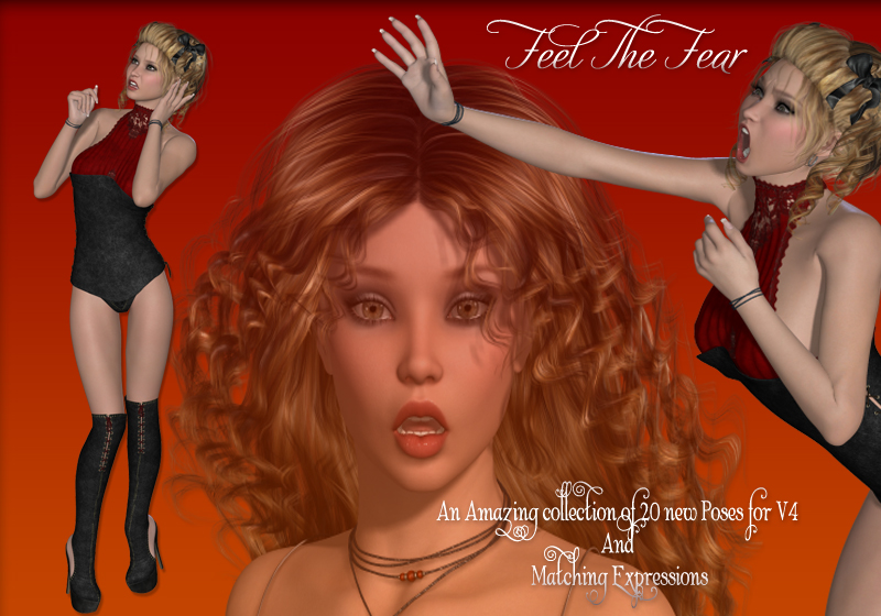 Feel the Fear Poses and Expressions for V4 by N/A