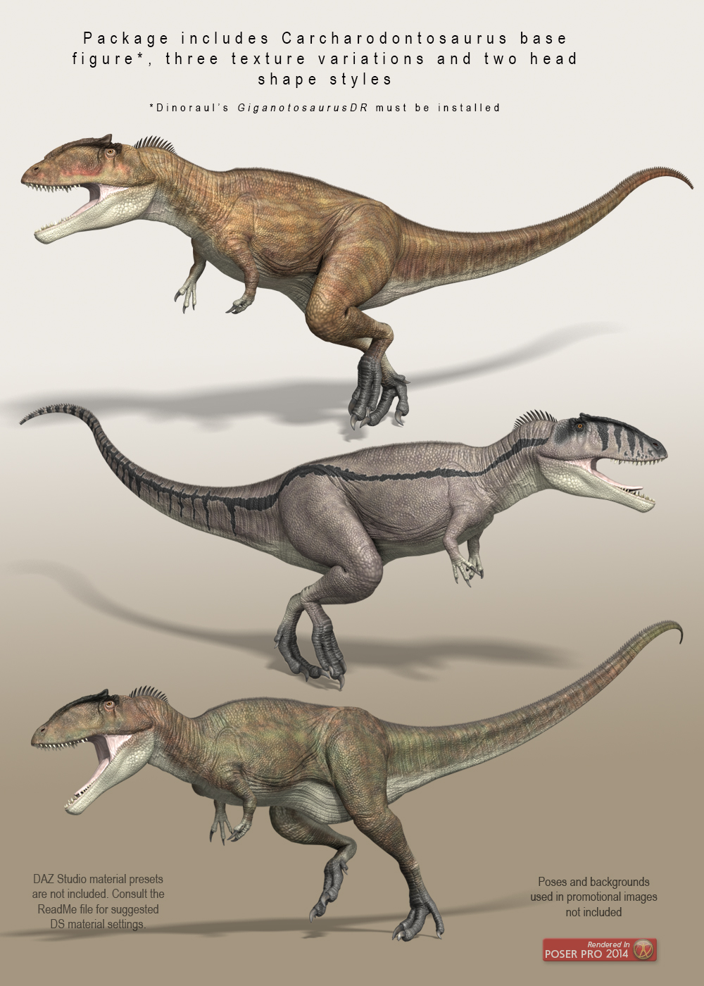 Carcharodontosaurus by N/A