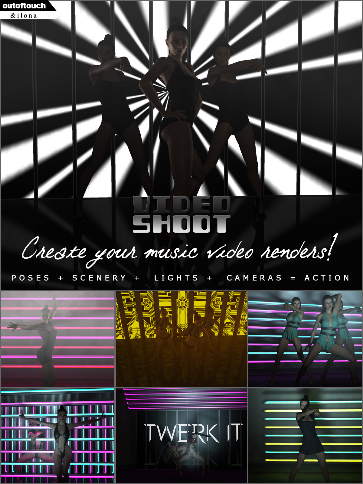 Video Shoot - Poses, Props, Lights, Cameras by N/A