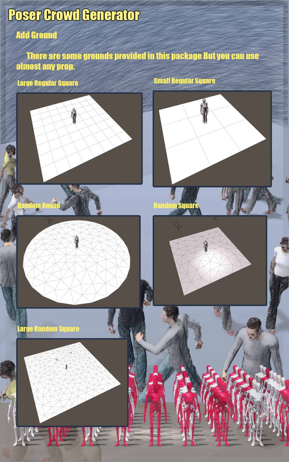 f68_Poser Crowd Generator by N/A