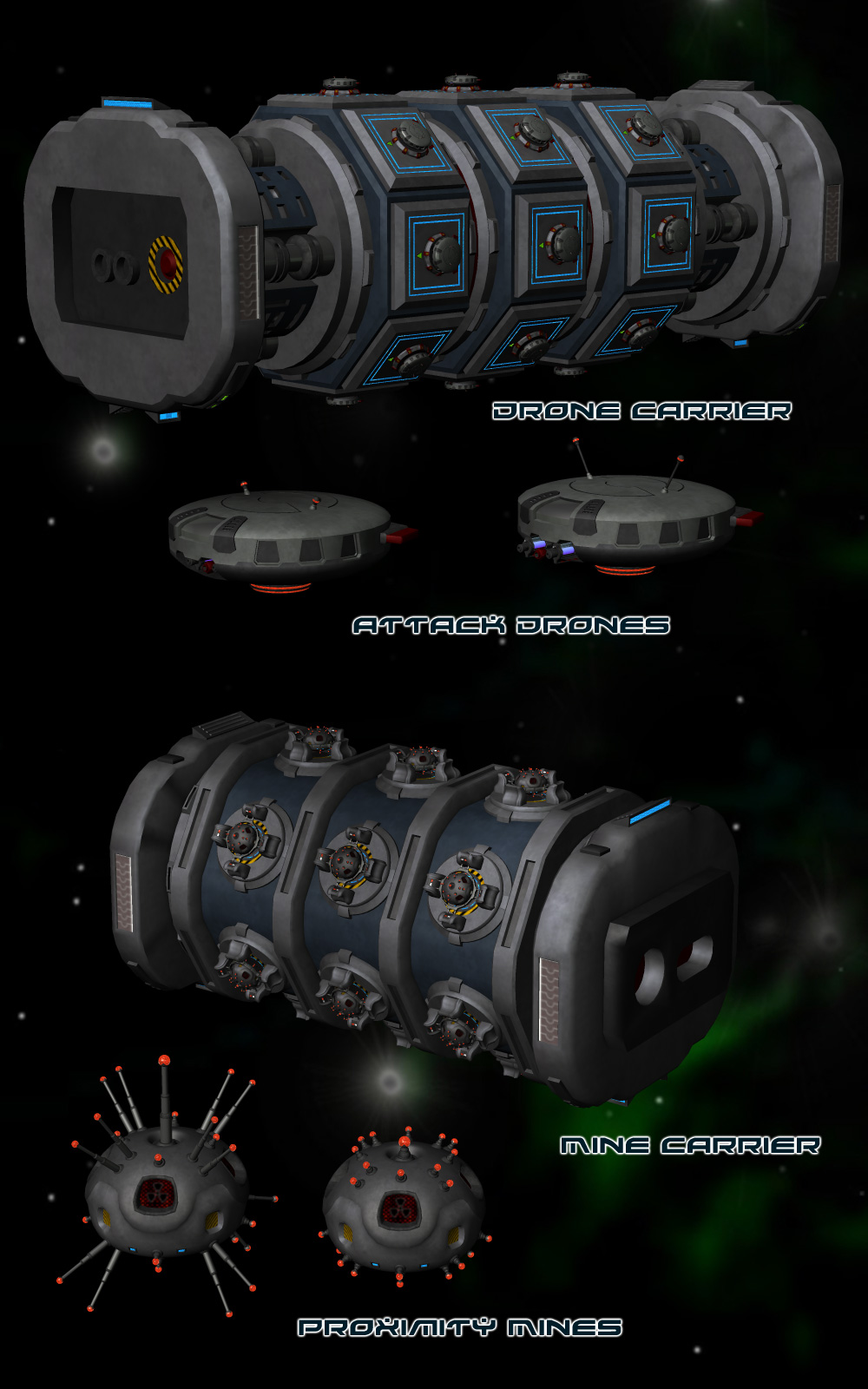Space Ship Constructor Set 8 by N/A