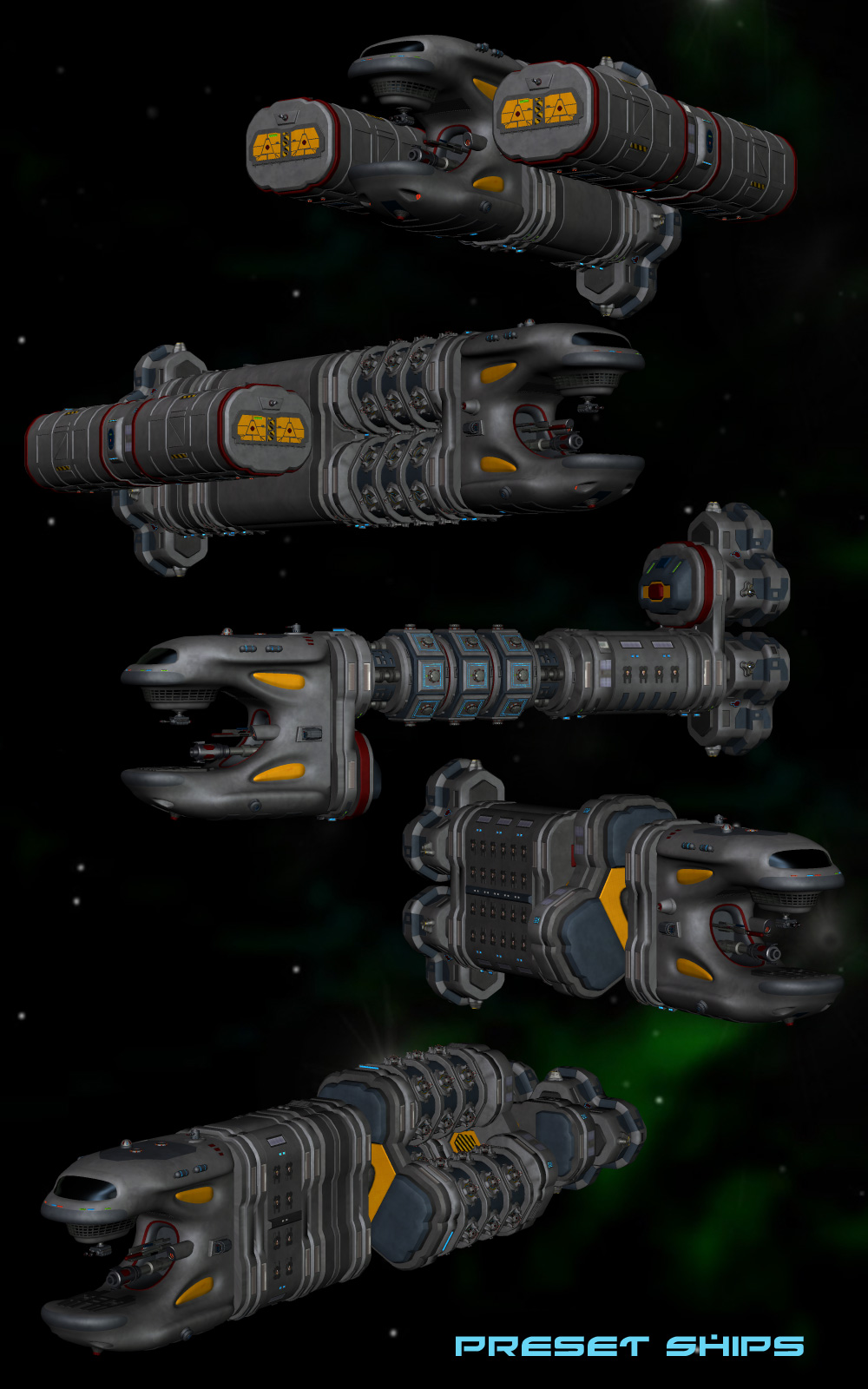 Space Ship Constructor Set 8 by N/A