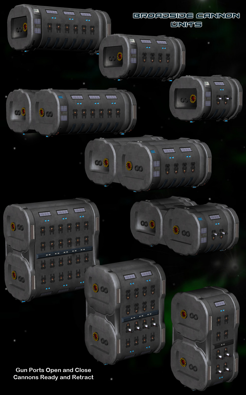 Space Ship Constructor Set 8 by N/A