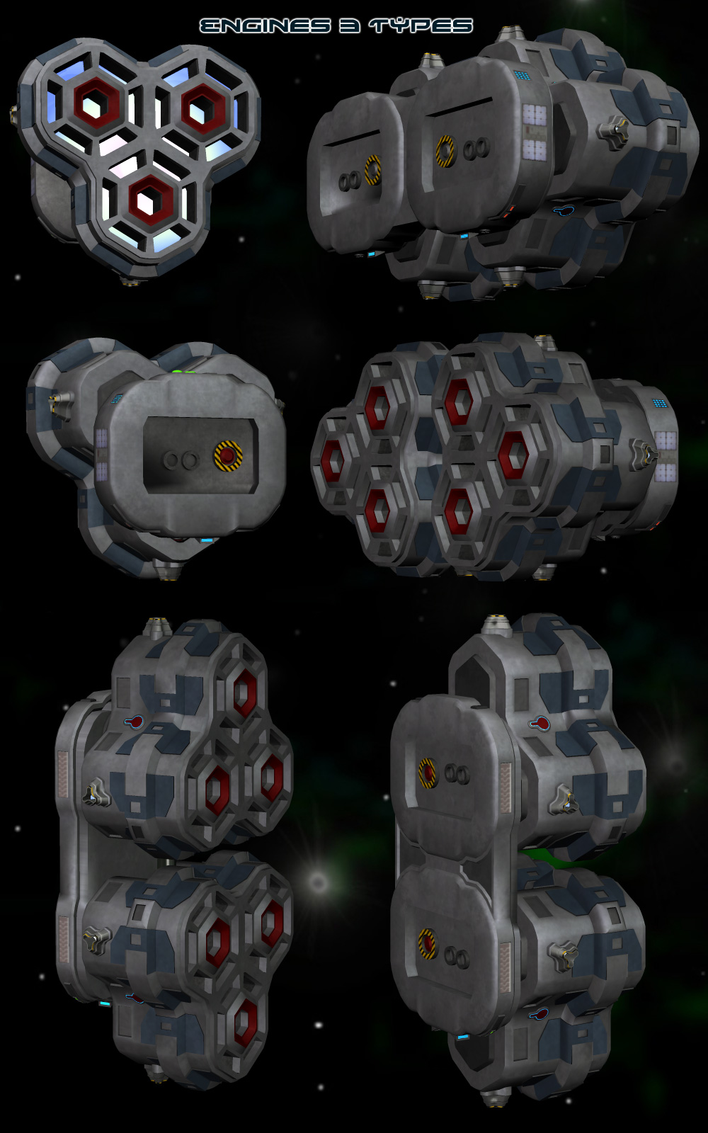 Space Ship Constructor Set 8 by N/A