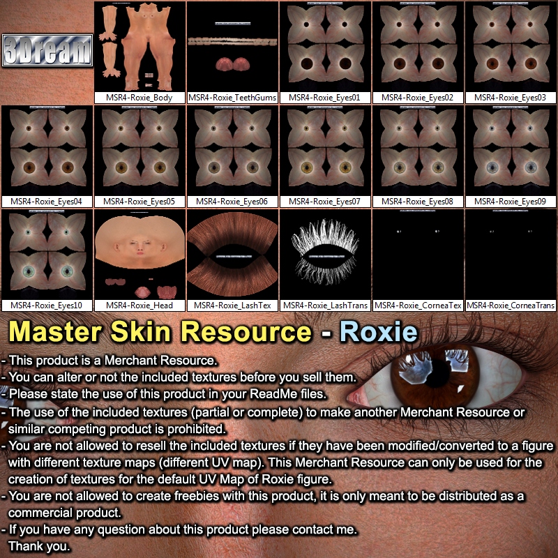 Master Skin Resource 4 - Roxie by N/A