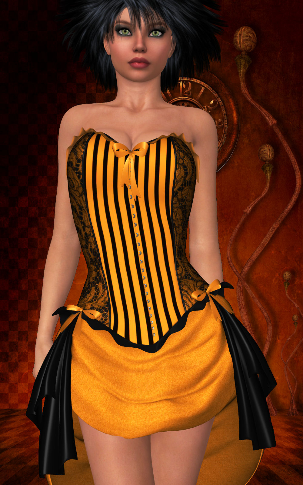 Hallows Eve for Bustier Dress by N/A