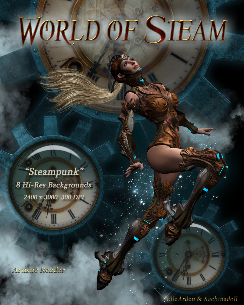 World of Steam - Steampunk Backgrounds by N/A