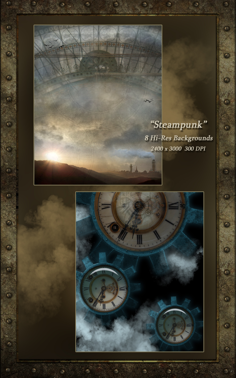 World of Steam - Steampunk Backgrounds by N/A