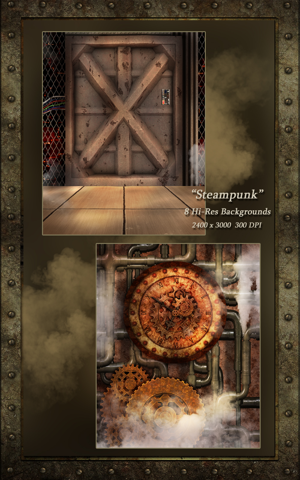 World of Steam - Steampunk Backgrounds by N/A