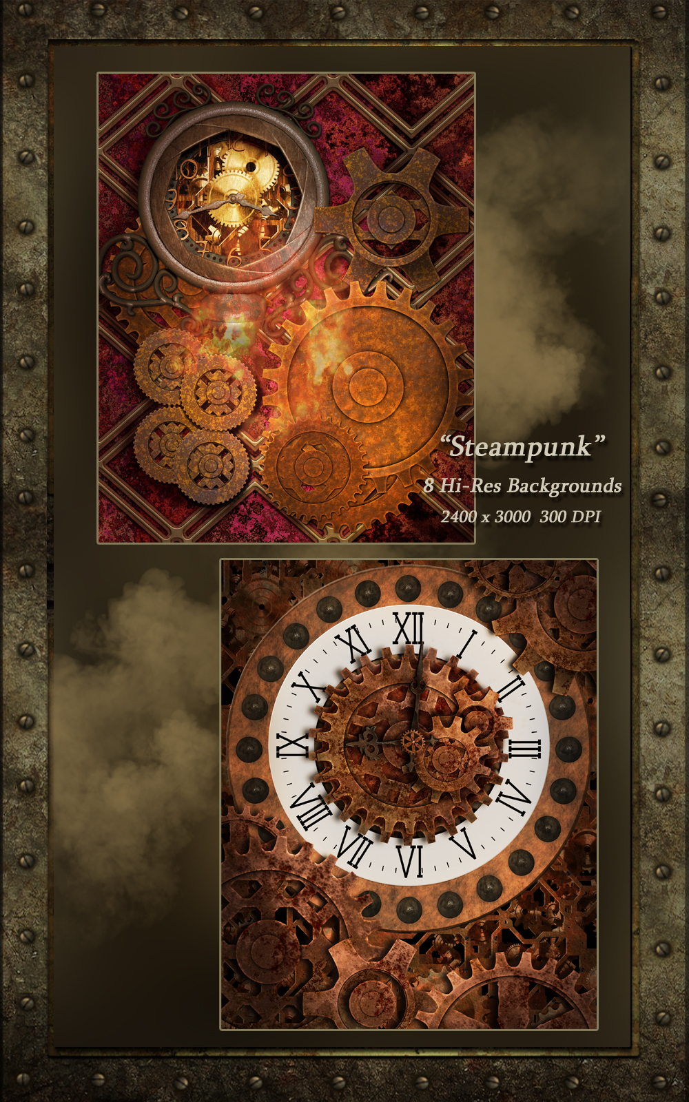 World of Steam - Steampunk Backgrounds by N/A