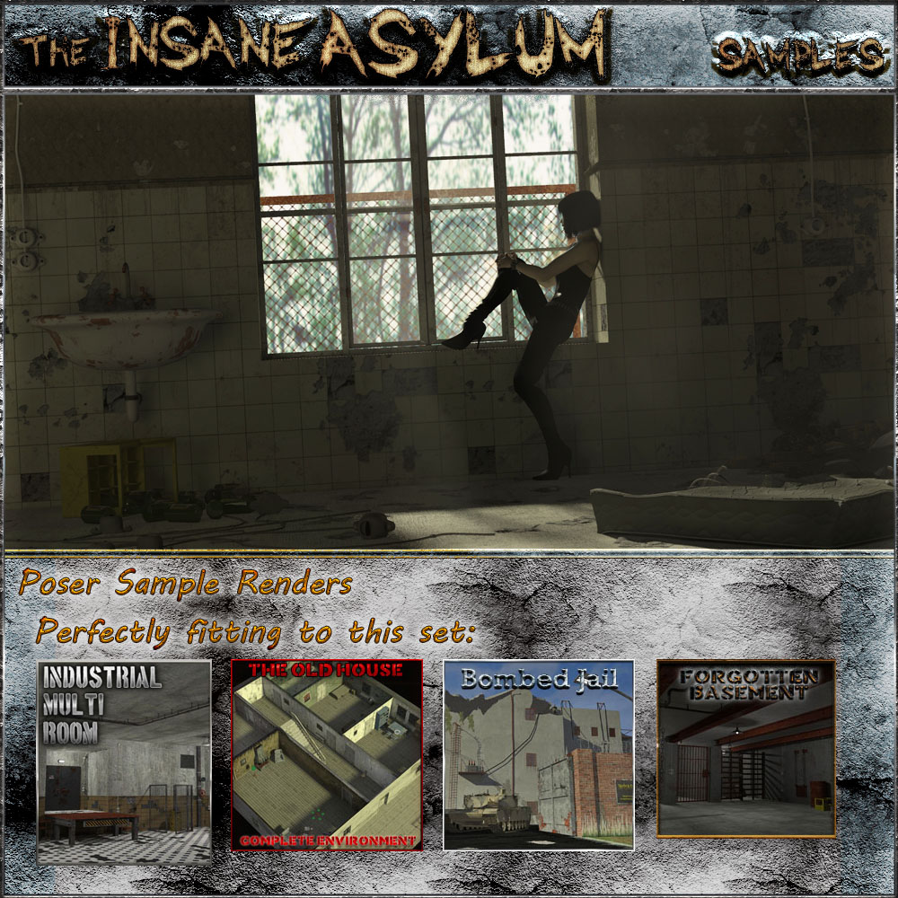 Insane Asylum 1: Corridor/Room Construction Set by N/A