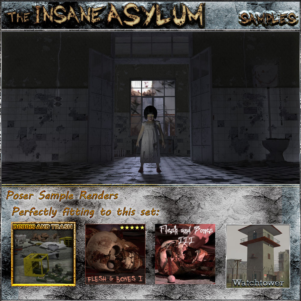 Insane Asylum 1: Corridor/Room Construction Set by N/A