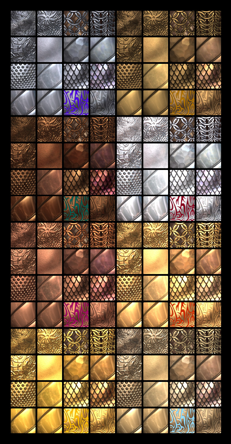 Pd-Metals Daz Studio Shaders by N/A