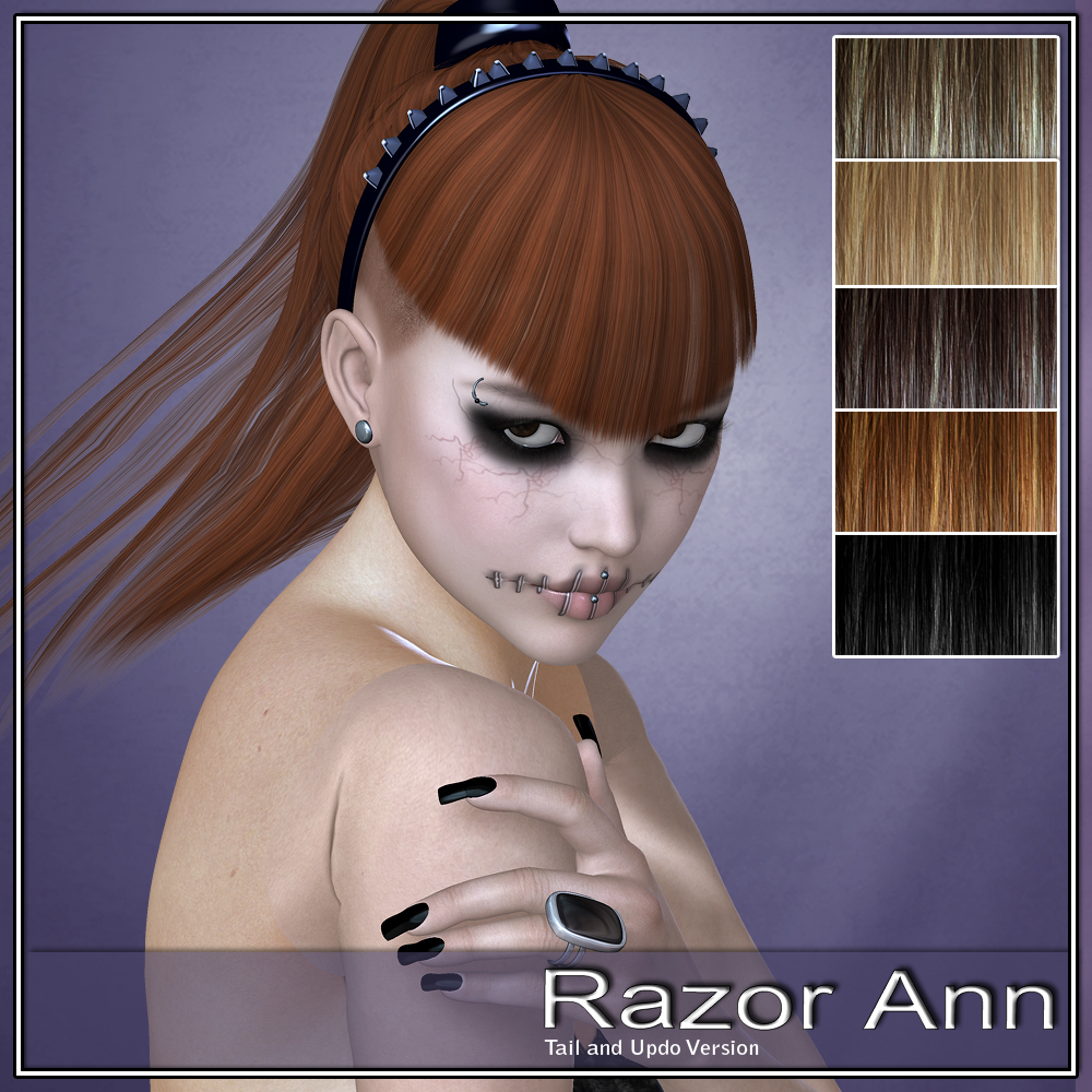 RazorAnn Hair for V4 and G2 by N/A