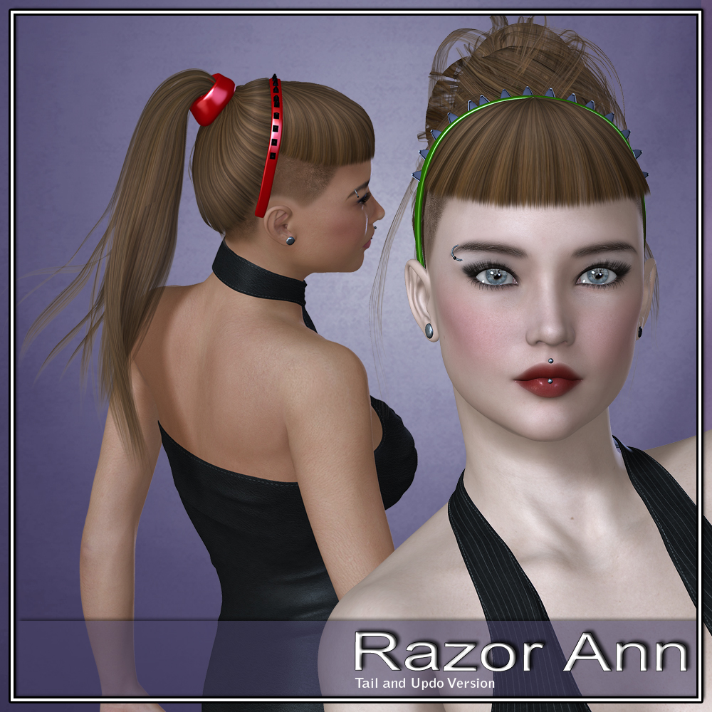 RazorAnn Hair for V4 and G2 by N/A