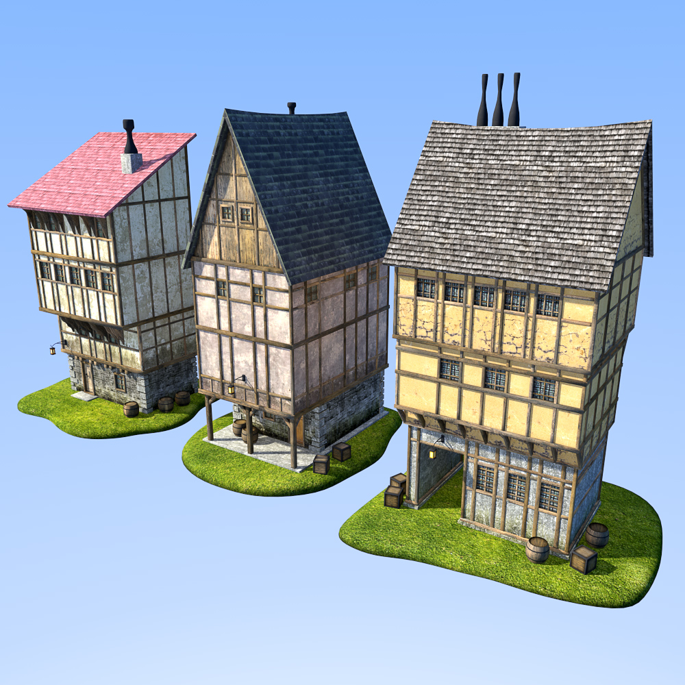 Set of houses 2 by N/A
