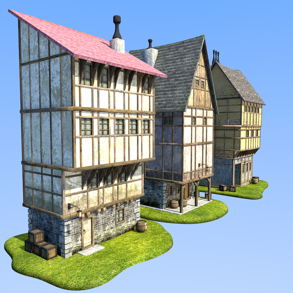 Set of houses 2 by N/A
