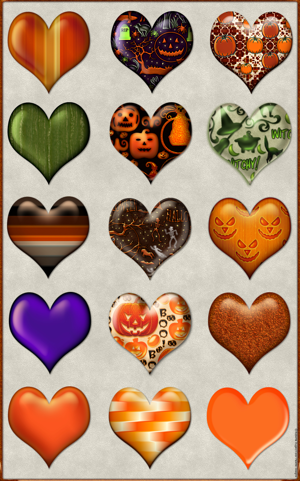 Halloween Layer Styles by N/A