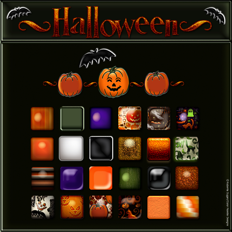 Halloween Layer Styles by N/A