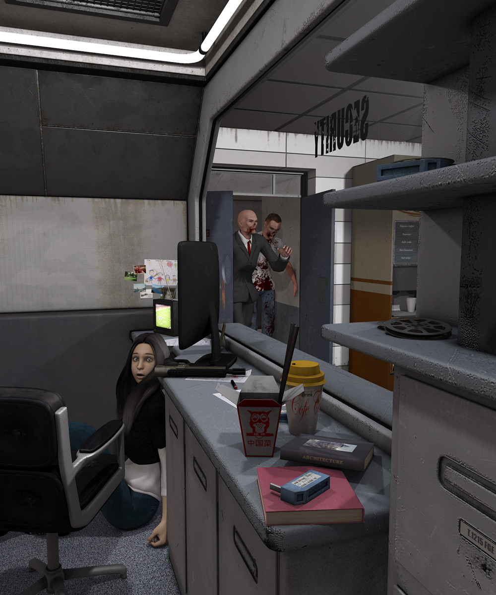 Z-Invasion! Security Office by N/A