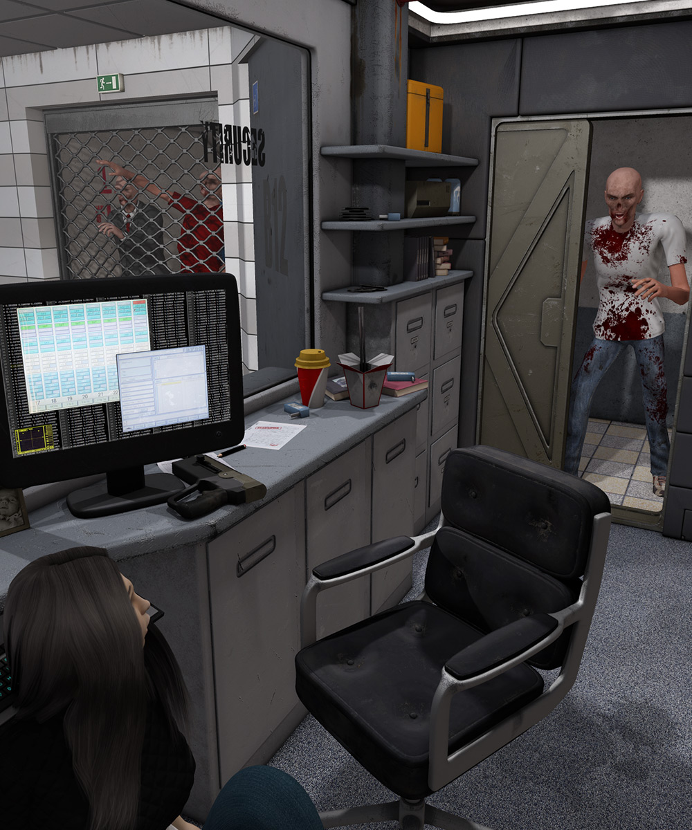 Z-Invasion! Security Office by N/A