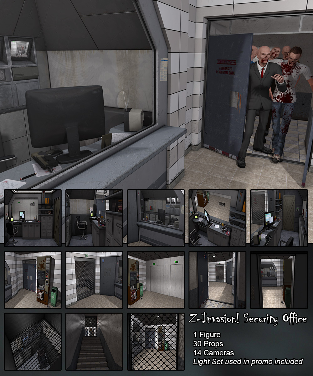 Z-Invasion! Security Office by N/A