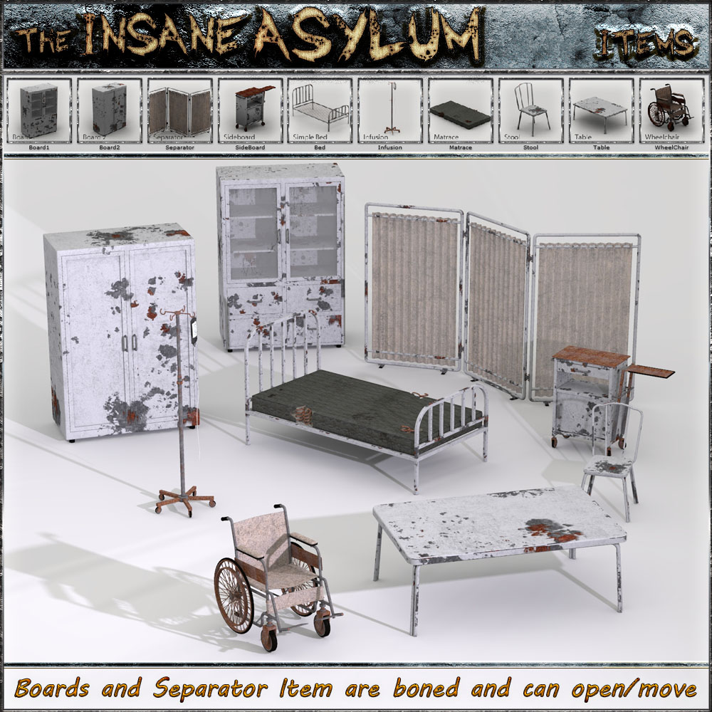 Insane Asylum 2: Furniture and Props by N/A