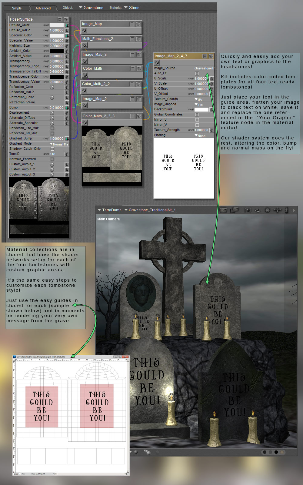 S1M Halloween: Gravestones by N/A