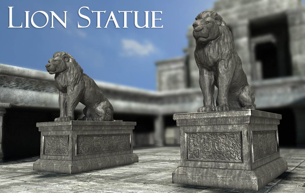 Lion Statue by N/A