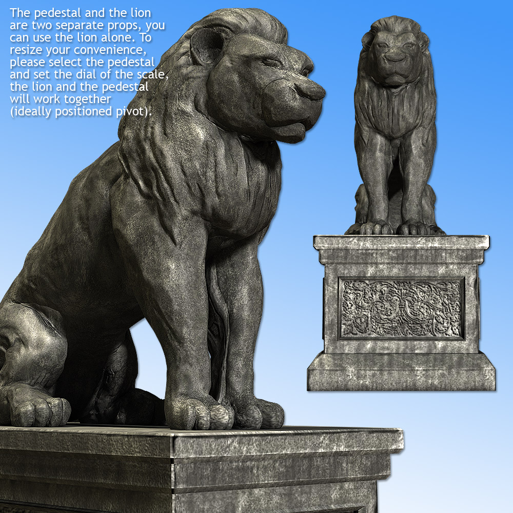 Lion Statue by N/A