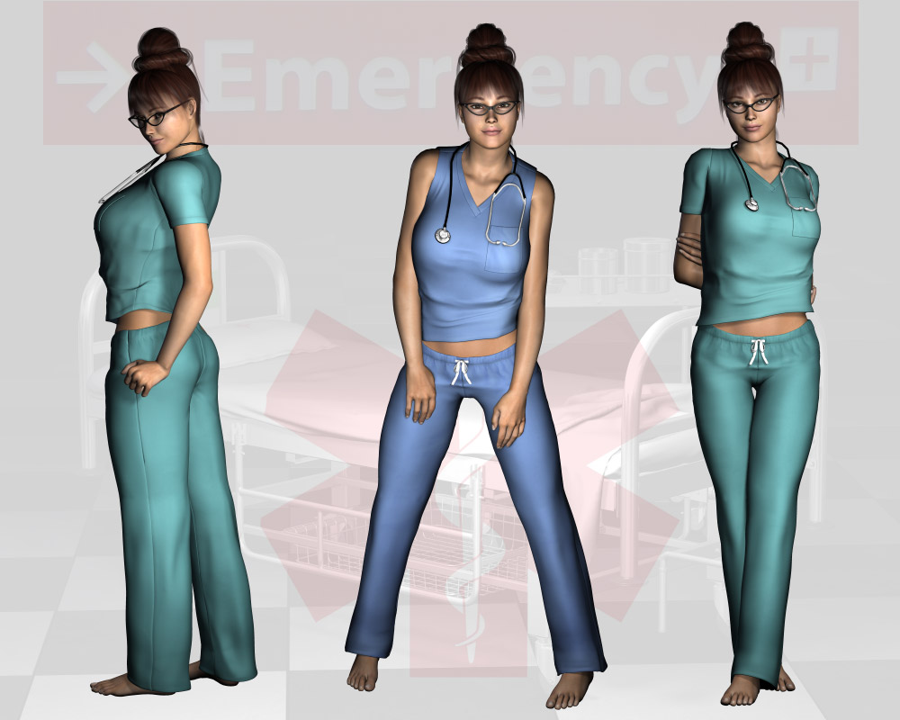 Doctor's Scrubs V4, A4, G4 by N/A